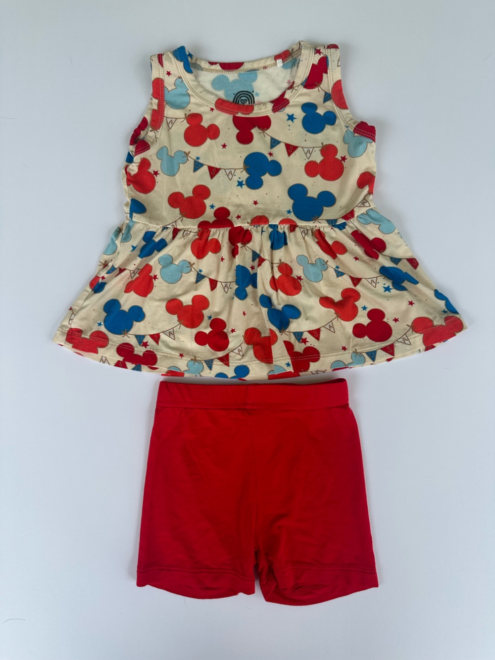 Bamboo Bliss | Disney USA Mickey Daywear Set | 12-18 months